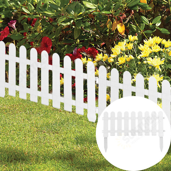 20 / 40 FT Plastic Garden Border Fencing Fence Pannels Outdoor Landscape Decor Edging Yard 12 24 PCS 20 / 40 FT Plastic Garden Border Fencing Fence Pannels Outdoor Landscape Decor Edging Yard 12 24 PCS