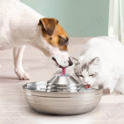 2L Dog Water Smart Fountain Dispenser 360° drinkable Bowl Cat Feeder Puppy Stainless Steel Intelligent Pet Supplies Ultra-Quiet Pump 2L Dog Water Smart Fountain Dispenser 360° drinkable Bowl Cat Feeder Puppy Stainless Steel Intelligent Pet Supplies Ultra-Quiet Pump