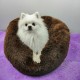 40-100cm Pet Supplies Kennel Round Plush Pet Nest Padded Soft Warm For Cat Bed Mat Pad