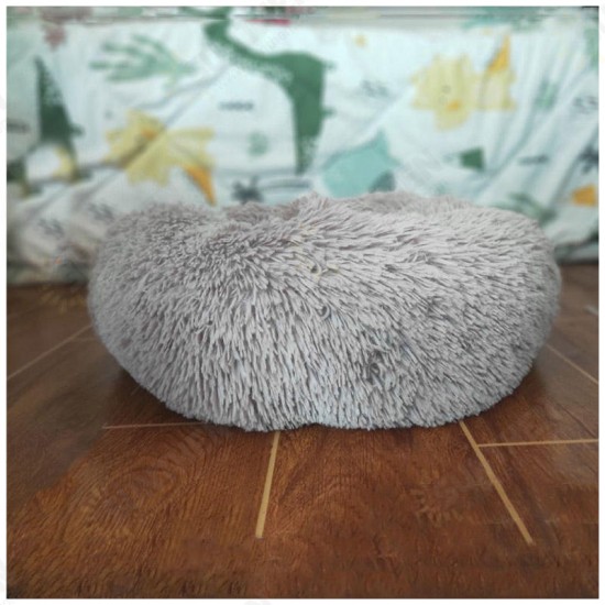 40-100cm Pet Supplies Kennel Round Plush Pet Nest Padded Soft Warm For Cat Bed Mat Pad 40-100cm Pet Supplies Kennel Round Plush Pet Nest Padded Soft Warm For Cat Bed Mat Pad
