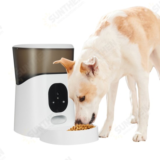 5L Automatic Pet Feeder Timing Recording Voice APP control Intelligent Dog Feeding Cat Bowls Puppy Supplies