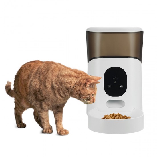5L Automatic Pet Feeder Timing Recording Voice APP control Intelligent Dog Feeding Cat Bowls Puppy Supplies