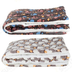 60x80cm warm flannel pet blanket cushion cushion dog bed cat supplies 60x80cm warm flannel pet blanket cushion cushion dog bed cat supplies
