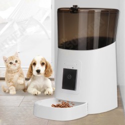 6L Remote Visibility Pet Feeder Timing Automatic For Cats Dogs WiFi Intelligent Swirl Smart Food Dispenser With Voice Recorder 6L Remote Visibility Pet Feeder Timing Automatic For Cats Dogs WiFi Intelligent Swirl Smart Food Dispenser With Voice Recorder