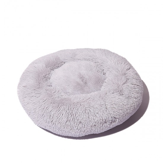 70cm Plush Fluffy Soft Pet Bed for Cats & Dogs Calming Bed Pad Soft Mat Home