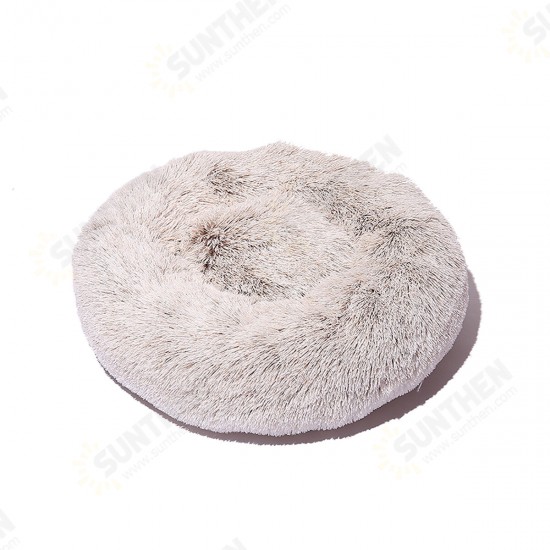 70cm Plush Fluffy Soft Pet Bed for Cats & Dogs Calming Bed Pad Soft Mat Home