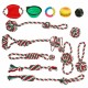 Assorted Dog Puppy Pet Toys Ropes Chew Balls Training Play Bundle Teething Aid Assorted Dog Puppy Pet Toys Ropes Chew Balls Training Play Bundle Teething Aid