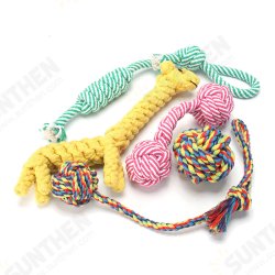 Braided Cotton Rope Bone Pet Dog Interactive Toys Dogs Chews Bite Training Cat Puppy Supplies Braided Cotton Rope Bone Pet Dog Interactive Toys Dogs Chews Bite Training Cat Puppy Supplies