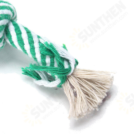 Braided Cotton Rope Bone Pet Dog Interactive Toys Dogs Chews Bite Training Cat Puppy Supplies