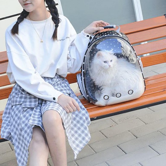 Breathable Transparent Pet Travel Backpack Dog Cat Outdoor Carrier Bag For Pet Supplies