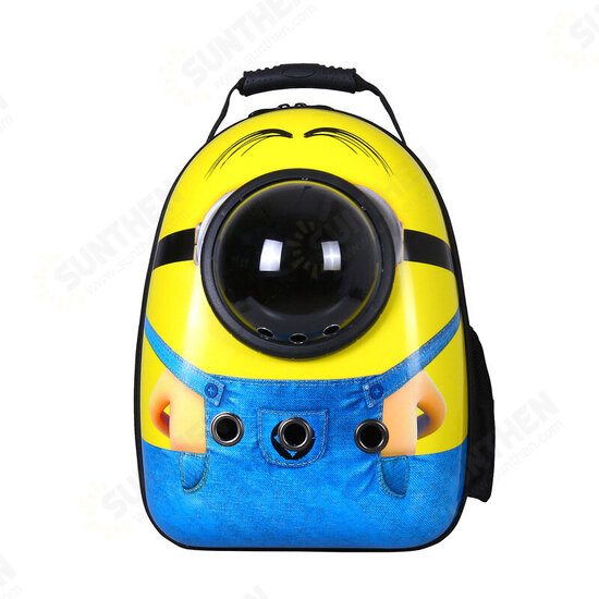 Cat Carrier Bag PC Material Waterproof Breathable Backpack Travel Bag Space Capsule for Pet