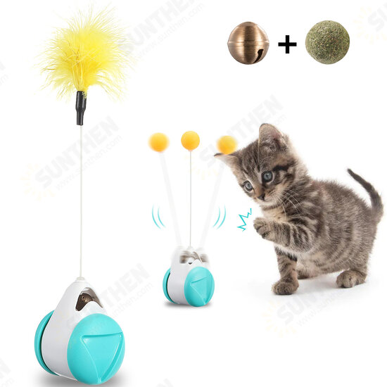 Cat Toy, 360° Tumbler Self-Spinning Toy with Catnip Ball, Interesting Interactive Toy for Puppy and Dog