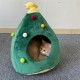 Christmas Tree Cat Litter Kennel Winter Warm Pet Nest Winter Cat House Pet Supplies Pet Bed