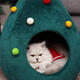 Christmas Tree Cat Litter Kennel Winter Warm Pet Nest Winter Cat House Pet Supplies Pet Bed