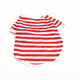 Cute Puppy Dog Cat Pet Clothes Vest Stripe T Shirt Cotton Short Warm Clothing