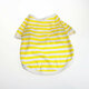 Cute Puppy Dog Cat Pet Clothes Vest Stripe T Shirt Cotton Short Warm Clothing