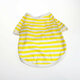 Cute Puppy Dog Cat Pet Clothes Vest Stripe T Shirt Cotton Short Warm Clothing