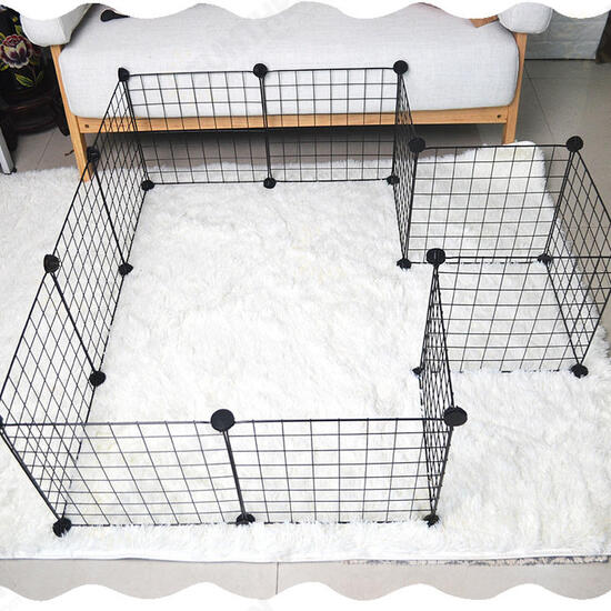 DIY Pet Cats Dogs Indoor Fence Cage Combination Assembly Steel Wire Mesh for Household Pet Net