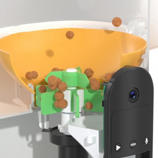 6L Pet Feeder Video Wifi APP Remote Control Smart Automatic Food Feeding Puppy Bowl Timing Disenper Rechargable Dog Supplies Cat Dispenser