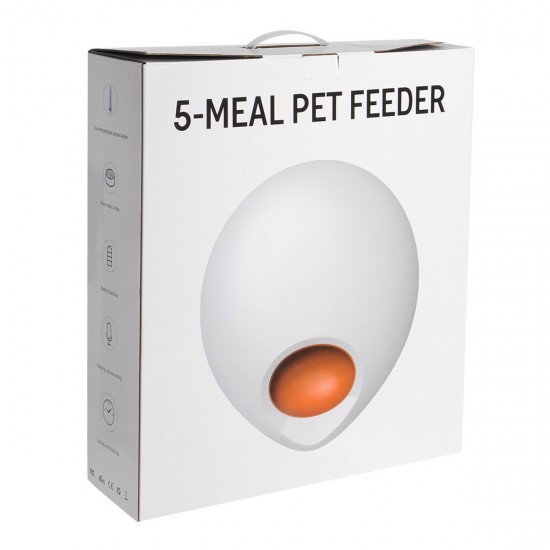 Automatic Pet Feeder For Cat/Dog WiFi Smart Rotatable Dogs Food Dispenser Control APP Timed Ration Support Recording