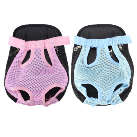 Delicate Breathable Mesh Fabric Dog Carrier Pet Chest Backpack