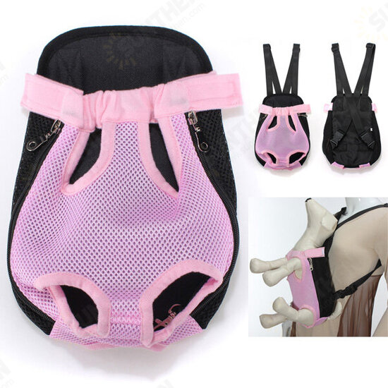Delicate Breathable Mesh Fabric Dog Carrier Pet Chest Backpack Delicate Breathable Mesh Fabric Dog Carrier Pet Chest Backpack