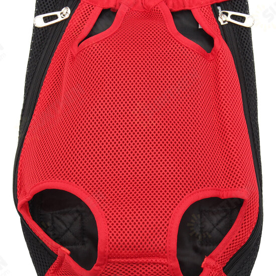 Delicate Breathable Mesh Fabric Dog Carrier Pet Chest Backpack Delicate Breathable Mesh Fabric Dog Carrier Pet Chest Backpack