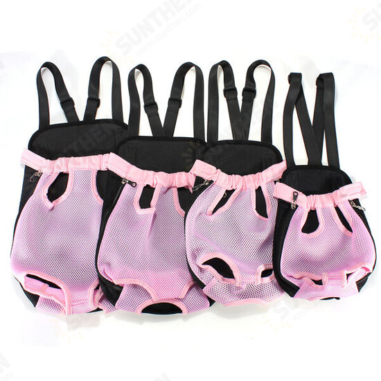 Delicate Breathable Mesh Fabric Dog Carrier Pet Chest Backpack Delicate Breathable Mesh Fabric Dog Carrier Pet Chest Backpack