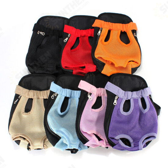 Delicate Breathable Mesh Fabric Dog Carrier Pet Chest Backpack Delicate Breathable Mesh Fabric Dog Carrier Pet Chest Backpack