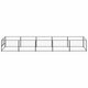 Dog Kennel Black 53.8 ft² Steel Dog Kennel Black 53.8 ft² Steel