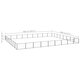 Dog Kennel Black 775 ft² Steel Dog Kennel Black 775 ft² Steel
