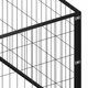 Dog Kennel Black 861.1 ft² Steel Dog Kennel Black 861.1 ft² Steel