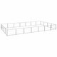 Dog Kennel Silver 301.4 ft² Steel Dog Kennel Silver 301.4 ft² Steel