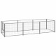 Dog Kennel Silver 32.3 ft² Steel Dog Kennel Silver 32.3 ft² Steel