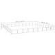 Dog Kennel Silver 775 ft² Steel Dog Kennel Silver 775 ft² Steel
