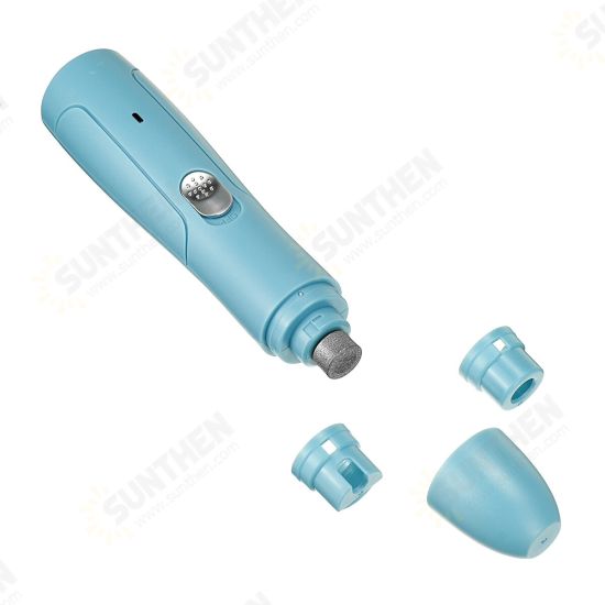 Dog Nail Grinder 3 Ports Rechargeable Low Vibrations Pet Nail Trimmer Dog Nail Grinder 3 Ports Rechargeable Low Vibrations Pet Nail Trimmer