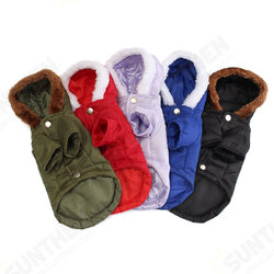 Dog Pet Warm Cotton Jacket Coat Hoodie Puppy Winter Clothes Pet Costume Dog Pet Warm Cotton Jacket Coat Hoodie Puppy Winter Clothes Pet Costume
