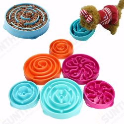 Dog Slow Food Bowl Down Eating Feeder Dish Pet Supplies Puppy Cat Feeding Anti Slip Gulp Dog Slow Food Bowl Down Eating Feeder Dish Pet Supplies Puppy Cat Feeding Anti Slip Gulp
