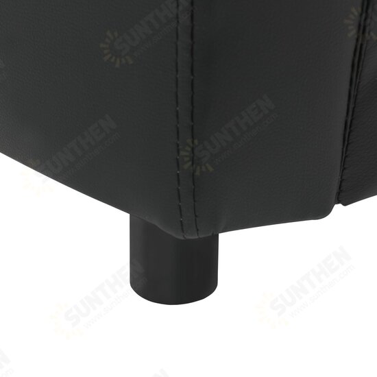Dog Sofa Black 26.4inchx16.1inchx15.4inch Faux Leather Dog Sofa Black 26.4inchx16.1inchx15.4inch Faux Leather