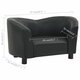 Dog Sofa Black 26.4inchx16.1inchx15.4inch Faux Leather Dog Sofa Black 26.4inchx16.1inchx15.4inch Faux Leather