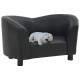 Dog Sofa Black 26.4inchx16.1inchx15.4inch Faux Leather