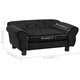 Dog Sofa Black 28.3inchx17.7inchx11.8inch Plush