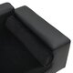 Dog Sofa Black 31.9inchx16.9inchx12.2inch Plush and Faux Leather