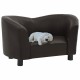 Dog Sofa Brown 26.4inchx16.1inchx15.4inch Faux Leather