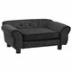 Dog Sofa Dark Gray 28.3inchx17.7inchx11.8inch Plush