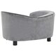 Dog Sofa Gray 27.2inchx19.3inchx15.7inch Plush Dog Sofa Gray 27.2inchx19.3inchx15.7inch Plush