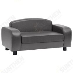 Dog Sofa Gray 31.5inchx19.7inchx15.7inch Faux Leather Dog Sofa Gray 31.5inchx19.7inchx15.7inch Faux Leather