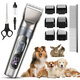 Dog Cat Clipper Professional Dog Clipper Long Thick Hair Cordless Electric Dog Grooming Kit Shaver for Dogs Cats Pets