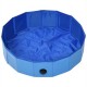 80x20 cm 170825 Foldable Dog Swimming Pool Blue PVC Foldable Bathing Bathtub Cooling Mat