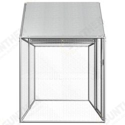 144553 Outdoor Chicken Coop 2x1x1.5 m Galvanised Steel House Cage Foldable Puppy Cats Sleep Metal Playpen Exercise Training Bedpan Pet Supplies 144553 Outdoor Chicken Coop 2x1x1.5 m Galvanised Steel House Cage Foldable Puppy Cats Sleep Metal Playpen Exercise Training Bedpan Pet Supplies